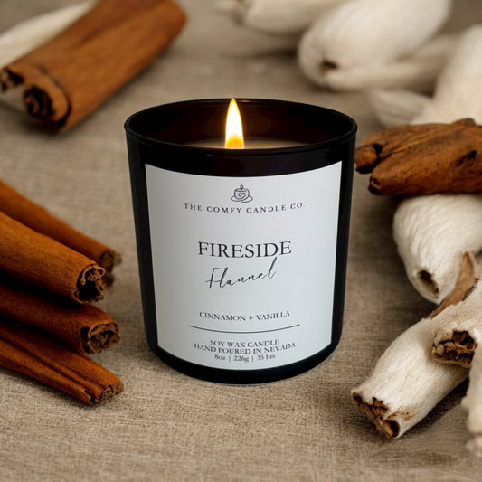 FIRESIDE FLANNEL 8 OZ. CANDLE