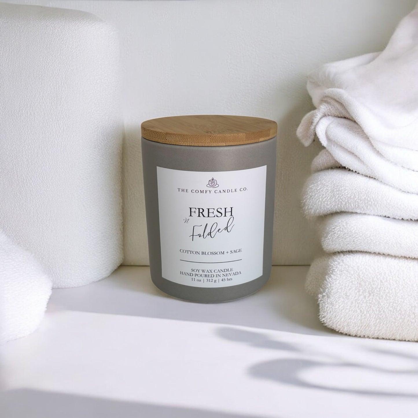 FRESH N FOLDED 11 OZ. CANDLE
