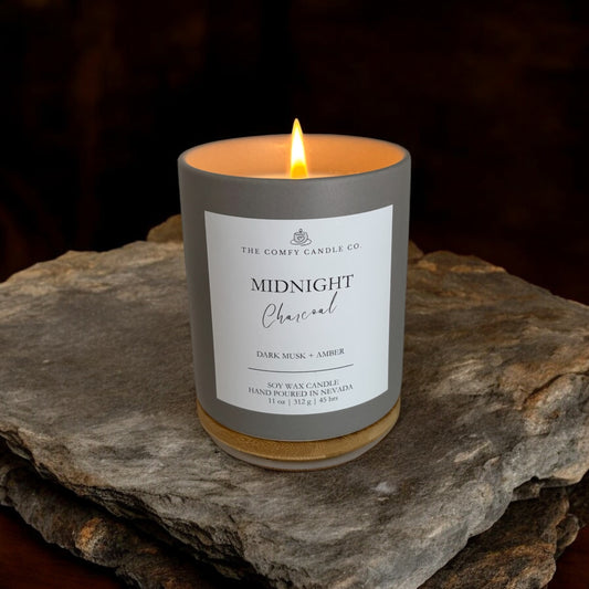 MIDNIGHT CHARCOAL 11 OZ. CANDLE