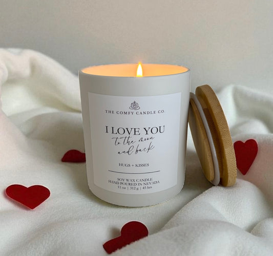 I LOVE YOU TO THE MOON AND BACK LABEL
